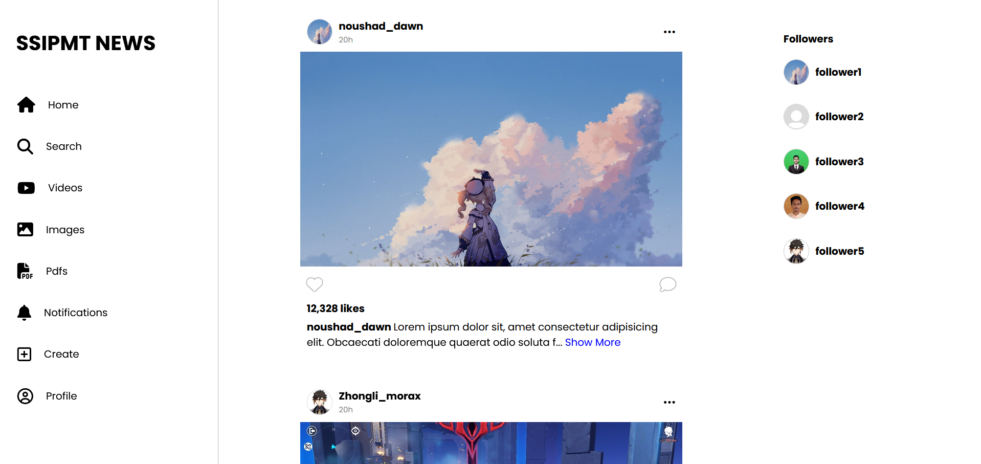 College Updates Platform